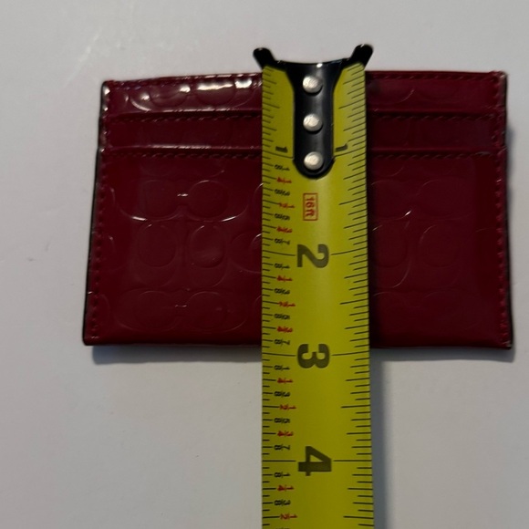 Coach Red Card Holder - Picture 2 of 4